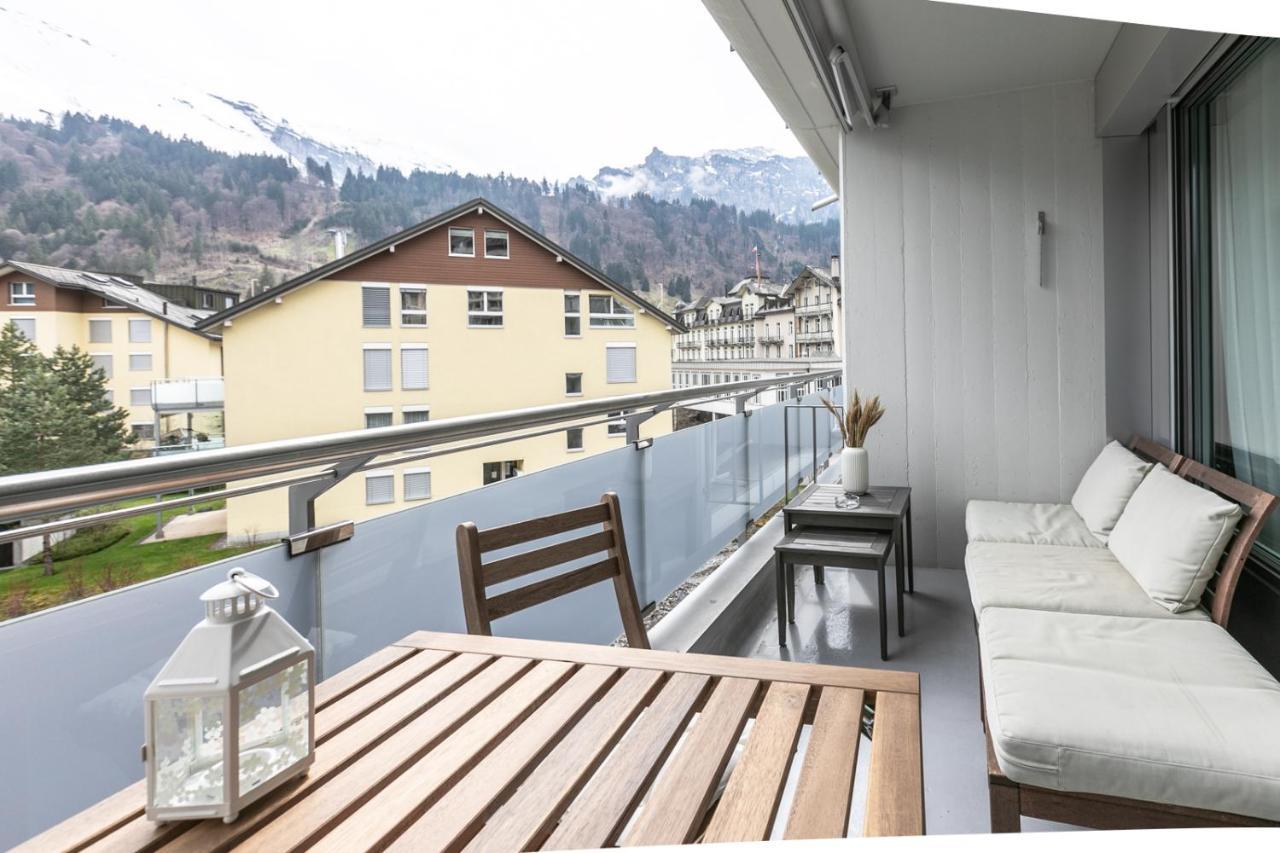 Spirit Apartments - Studio #3 - Balkon - Parkplatz Engelberg Extérieur photo