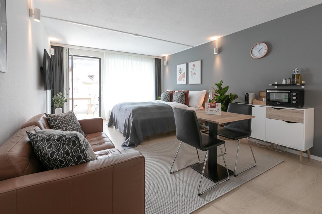 Spirit Apartments - Studio #3 - Balkon - Parkplatz Engelberg Extérieur photo