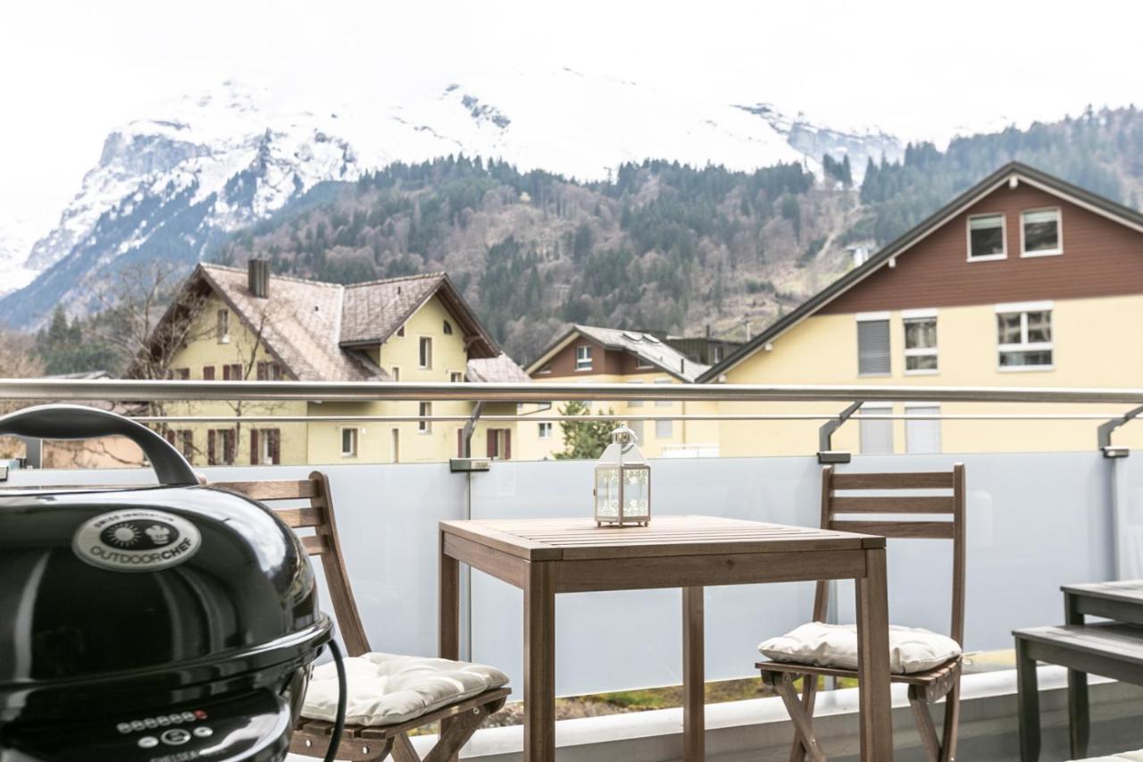 Spirit Apartments - Studio #3 - Balkon - Parkplatz Engelberg Extérieur photo